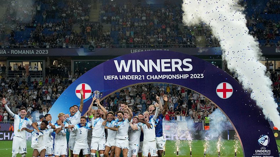 Англия победи Испания и вдигна титлата на Европейско първенство по футбол за младежи