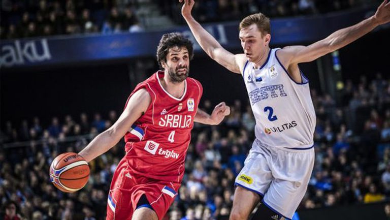 Капитанът на сръбския национален отбор по баскетбол Милош Теодосич няма