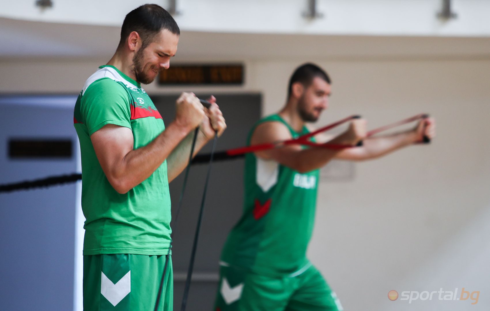 Тренировка на Националния отбор по баскетбол