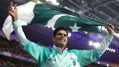 Надийм донесе олимпийско злато на Пакистан в хвърлянето на копие