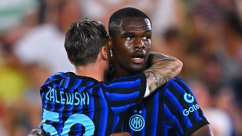 Червен картон на Чалханоолу не попречи на Интер да обърне Монако