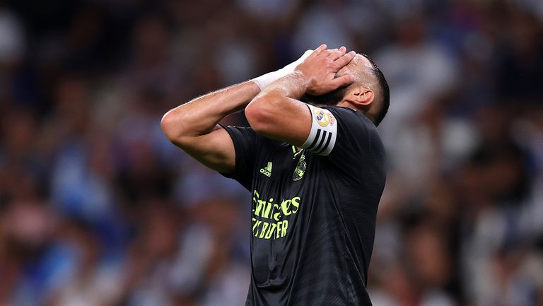 Голмайсторът на Реал Мадрид Карим Бензема почти сигурно ще пропусне