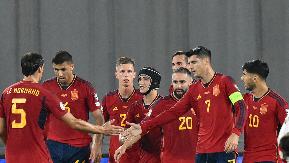 Испания се развилня срещу Грузия във вечер на рекордите