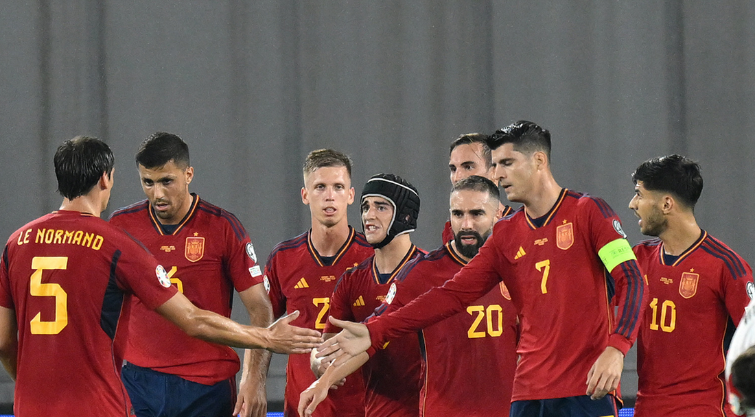 Испания се развилня срещу Грузия във вечер на рекордите