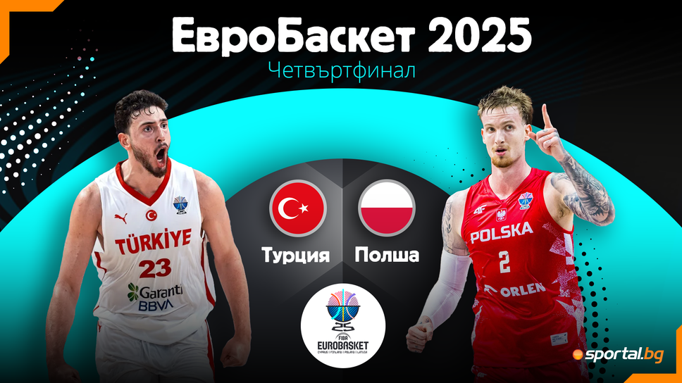 Днес ще се изиграят първите два четвъртфинала от Европейското първенство