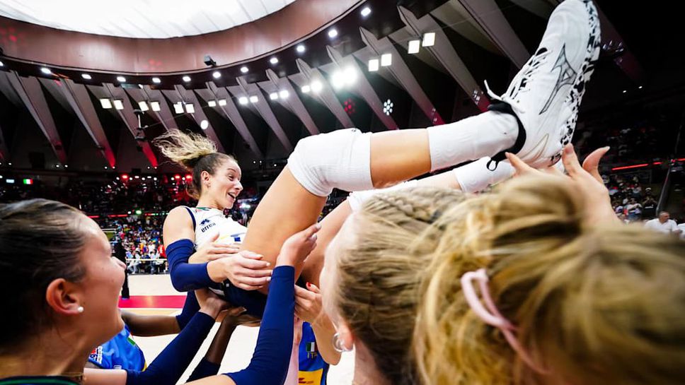 След като спечели златния медал на Световното първенство с Италия