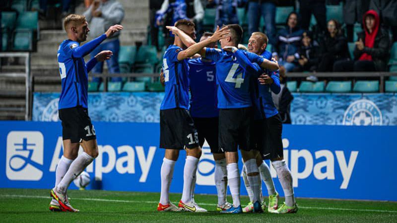 Естония дочака първата си победа в квалификациите