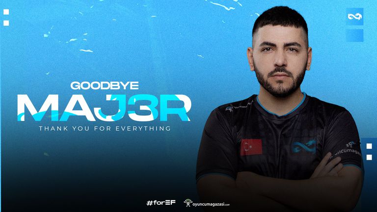 Eternal Fire се раздели с In Game Leader а си Енгин ⁠MAJ3R⁠