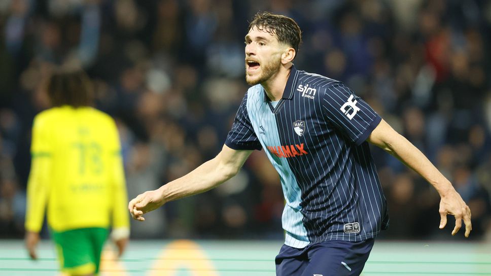 Льо Авър се добра до точка срещу Нант с късен гол