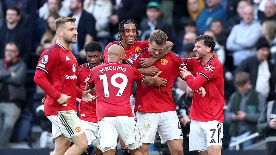 Тотнъм и Ман Юнайтед разделиха точките след уникална драма в последните минути