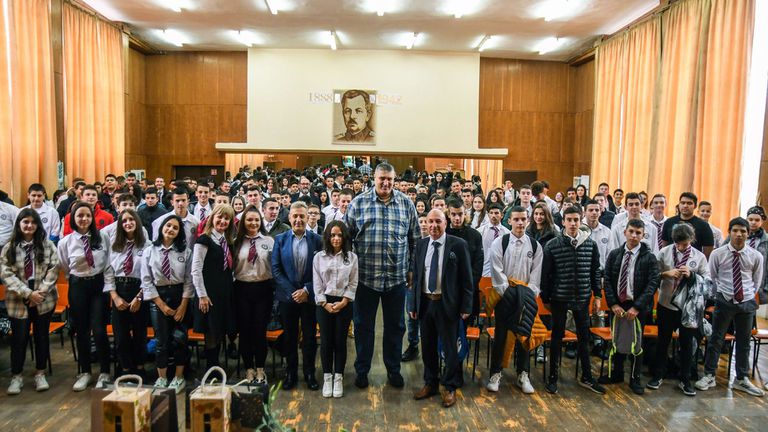 По повод патронния празник на Професионална гимназия Ген Владимир Заимов