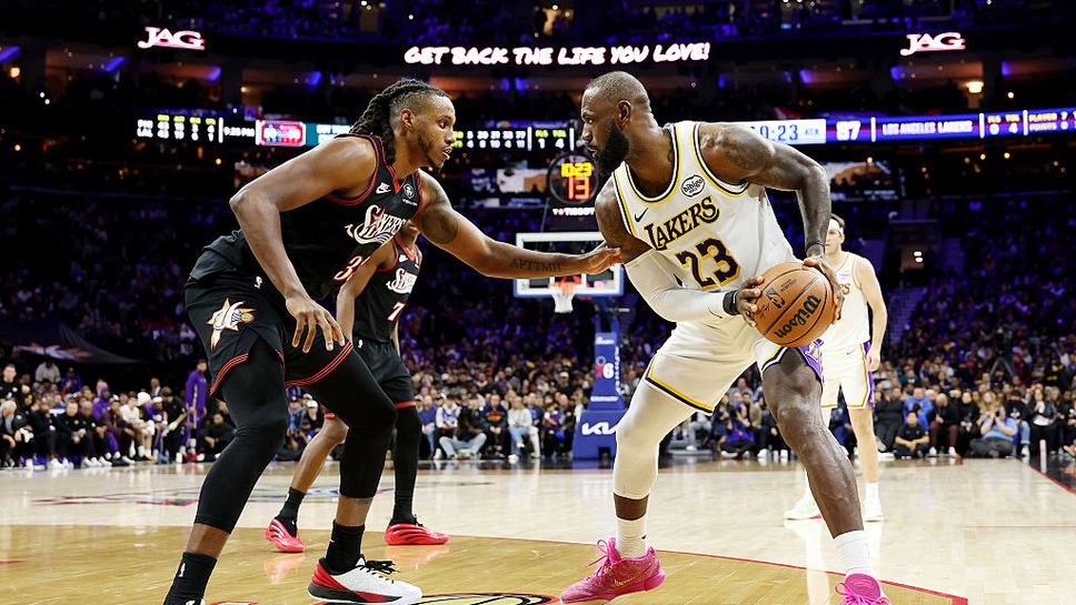 Лос Анджелис Лейкърс победи Филаделфия 76ърс със 112 108 в