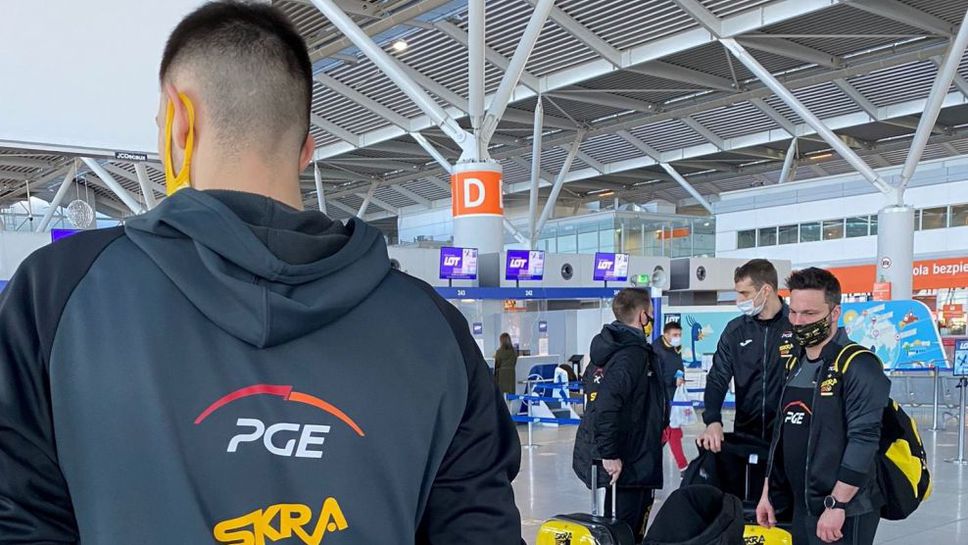 Волейболистите на СКРА Белхатов пътуват към България