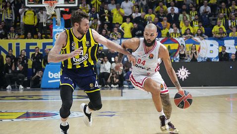  Определиха нова дата за отсрочения мач от Евролигата сред Олимпиакос и Фенербахче 