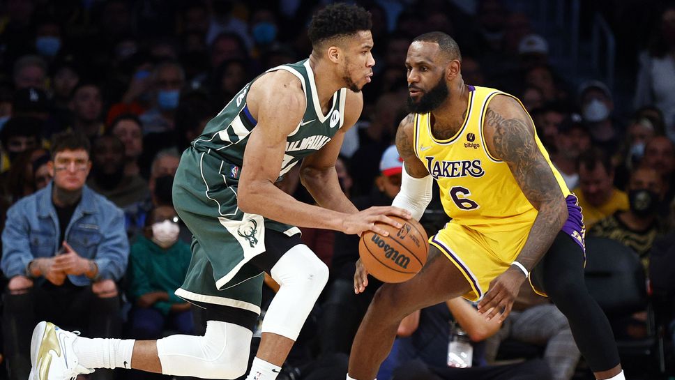 Адетокумбо избухна с убийствен дабъл-дабъл при успех на Милуоки над ЛА Лейкърс