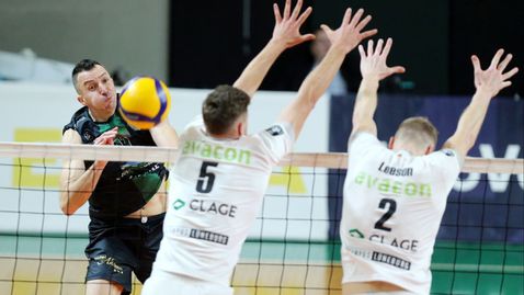 Силен Боян Йорданов с 20 точки, Милон отпадна на 1/4-финалите за Купата на CEV