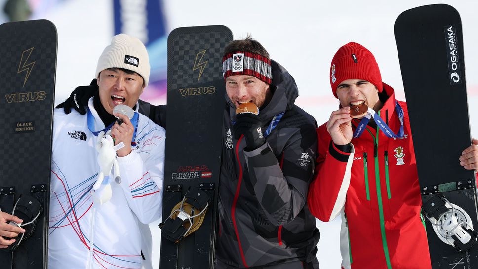 Сноубордистът Бенямин Карл  който спечели златния медал в паралелния гигантски