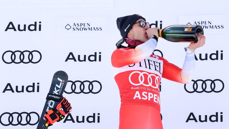 Швейцарската звезда в алпийските ски Марко Одермат си гарантира втори