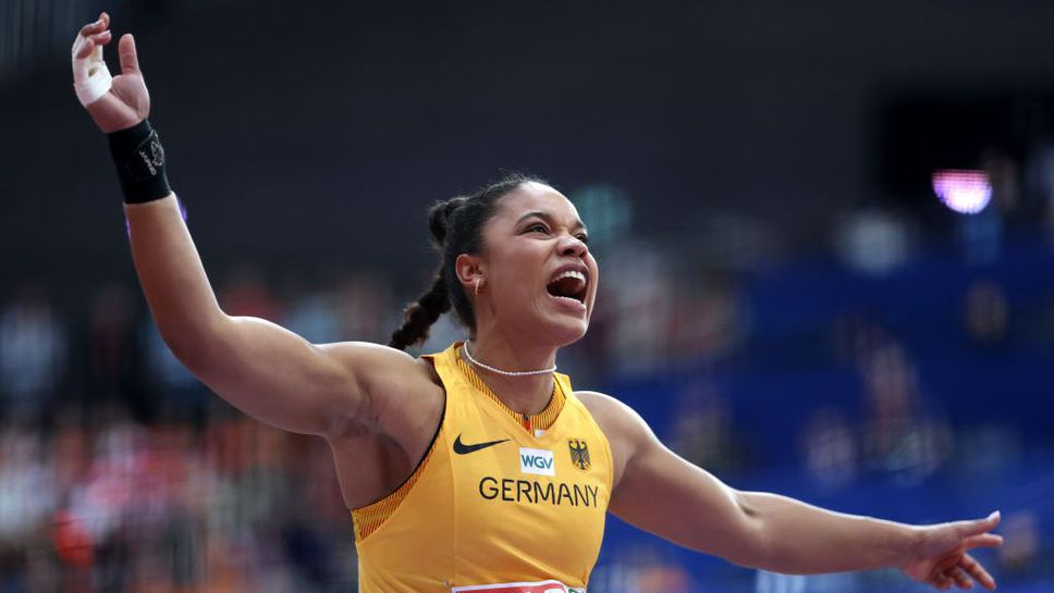 Олимпийската шампионка Йемиси Огунлейе демонстрира отлична ранна форма постигайки третата