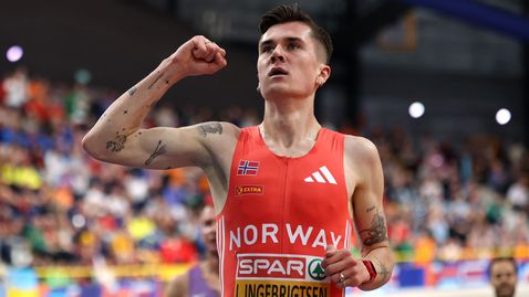 Ингебригтсен изкова седмо злато от европейските първенства в зала