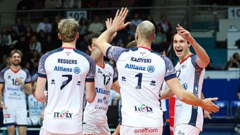 Матей Казийски и Милано със страхотен обрат срещу Лубе и Алекс Николов в 1/4-финал №1