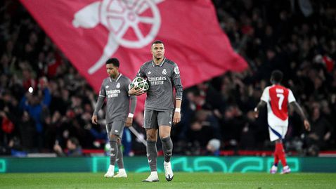  Статистиката демонстрира, че Реал Мадрид предстоящо е изгубил от Арсенал, мадридчани с минимум старания от вчерашните мачове 