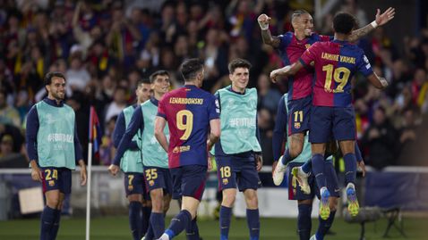  Звездното трио се развилня против Борусия, Барса допира полуфиналите 