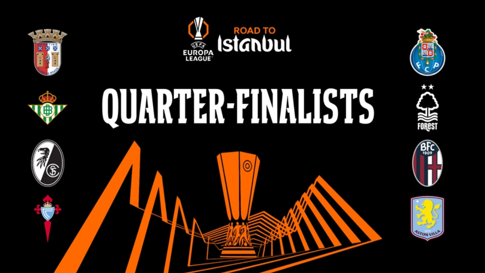 Непредвидими сблъсъци на 1/4-финалите в Лига Европа