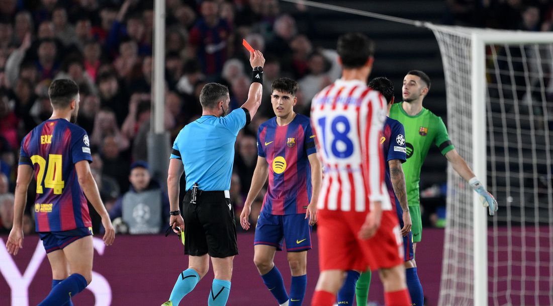 Пау Кубарси призна вината си за червения картон