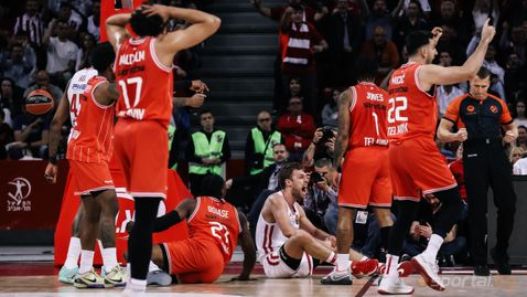 Рекорд: Везенков и Олимпиакос завършиха гостуванията си в Евролигата с положителен баланс