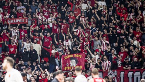 Над 2000 фена на Олимпиакос "атакуват" София за мача с Апоел