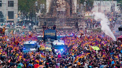 В Барселона вече планират парада за отпразнуване на титлата