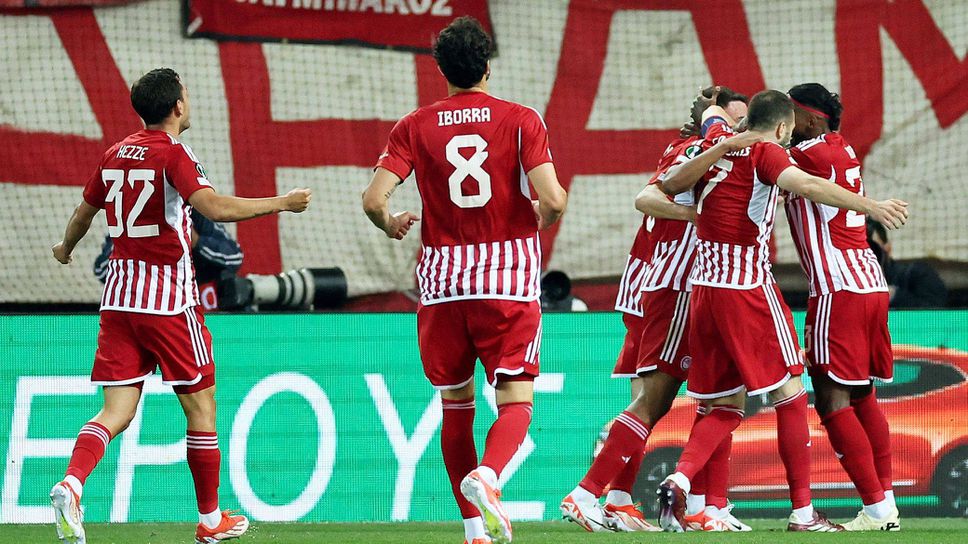 Олимпиакос 2:0 Астън Вила, Ел Кааби с пети гол срещу бирмингамци