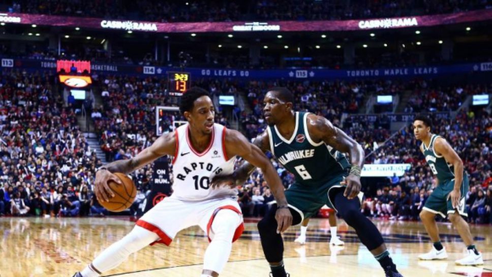 Дероузън влезе в историята на НБА с 52 точки в първия ден от новата година