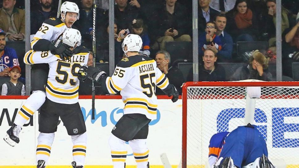 Бостън с най-добра серия от средата на сезон 2014/2015, Анахайм громи с 5:0