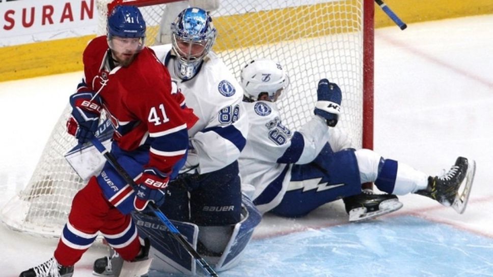 Монреал прекъсна серията от пет поредни загуби след труден успех над Тампа Бей
