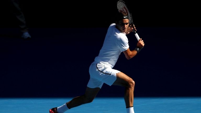 Роджър Федерер се движи по план