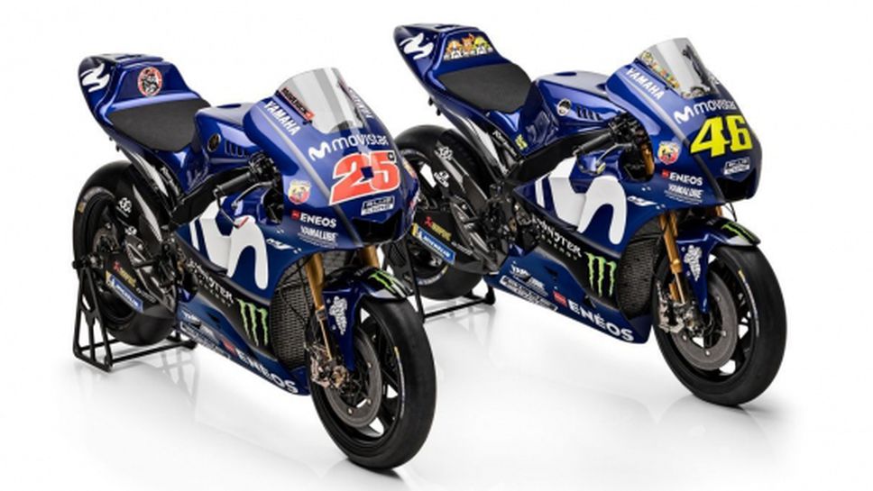 Yamaha смени цвета и показа новия мотоциклет за MotoGP (снимки+видео)