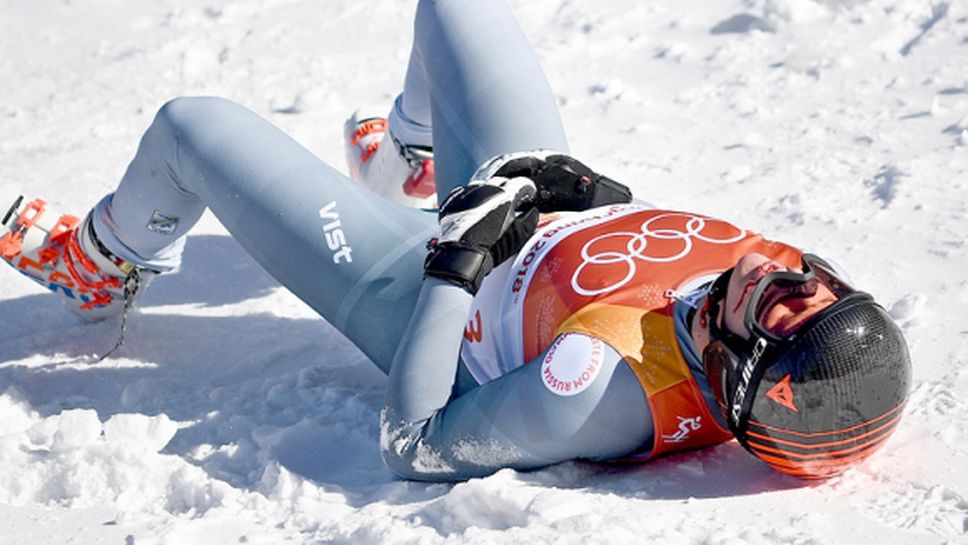 Руският скиор, който падна лошо по време на спускането, ще продължи да се състезава