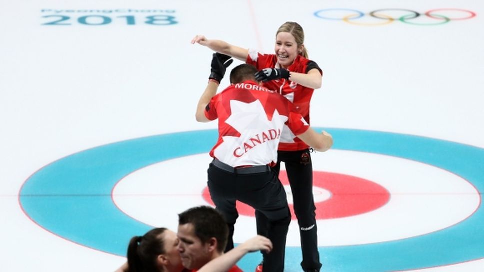 Канада спечели първия златен медал по кърлинг за смесени отбори (видео)