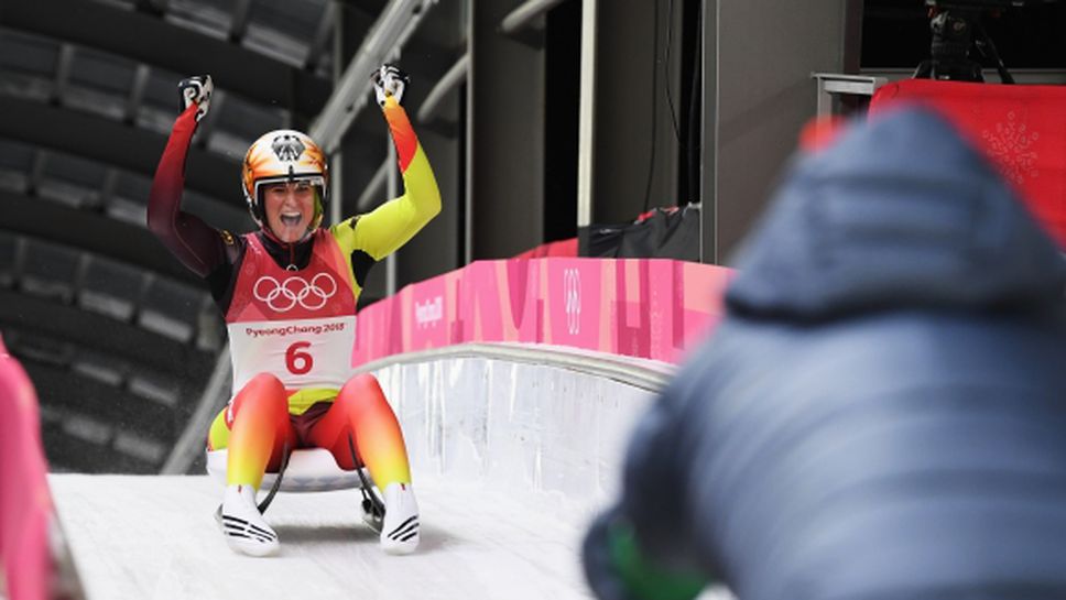 Натали Гайзенбергер защити олимпийската си титла в състезанието с шейнички