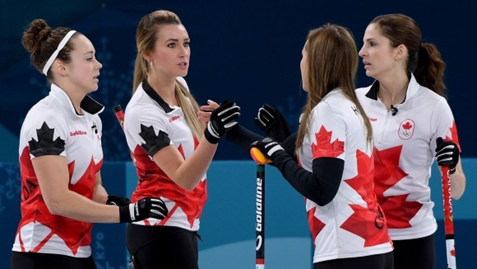 Хоман и Канада спечелиха първата си победа на турнира по кърлинг