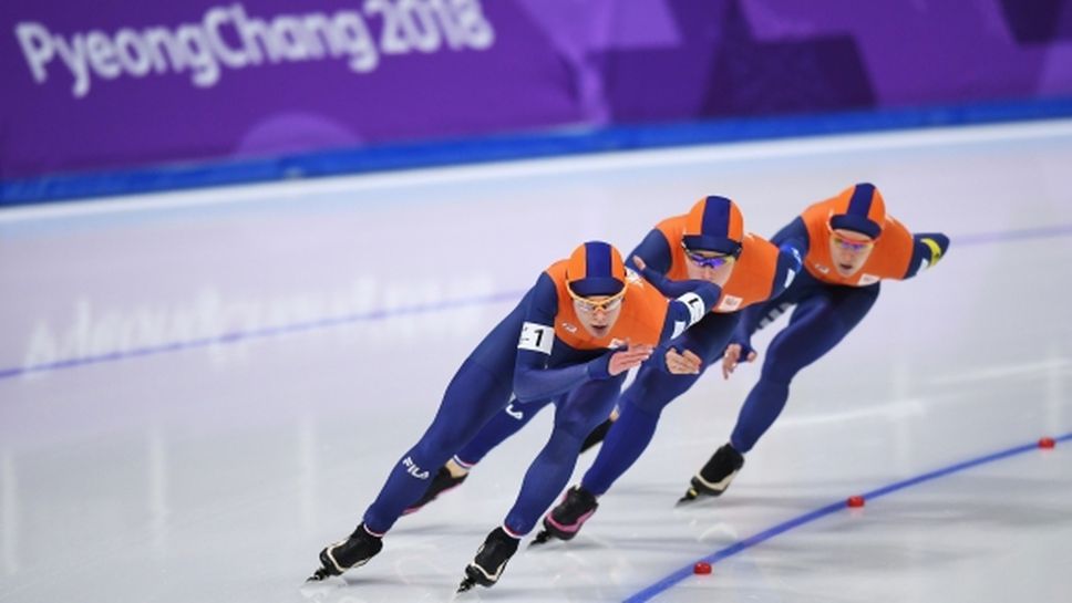 Холандия счупи олимпийския си рекорд в кънките