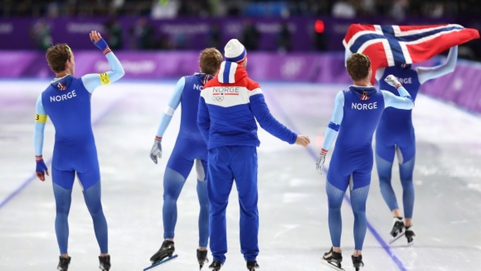 Норвегия остана на върха в класирането по медали