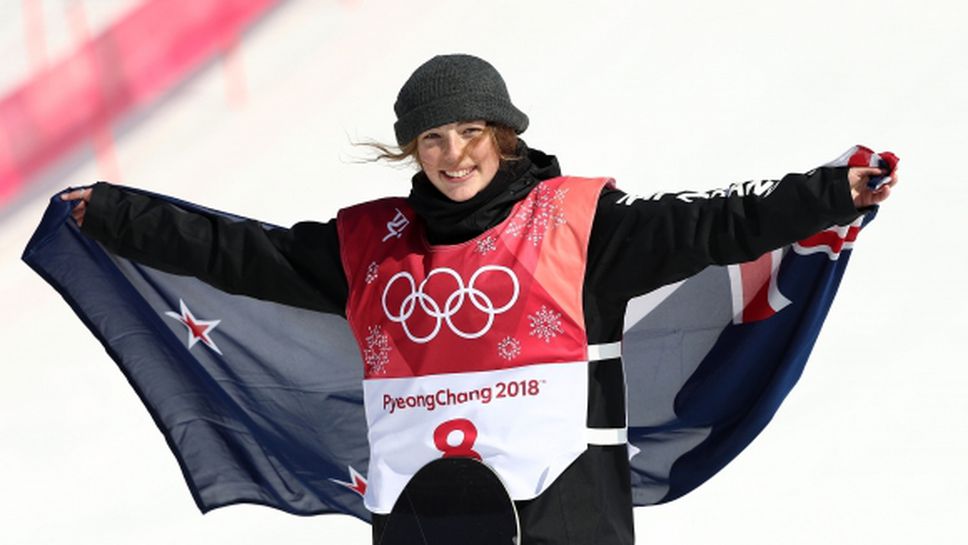 Австрийка триумфира при дебюта на дисциплината "биг еър" в олимпийската програма