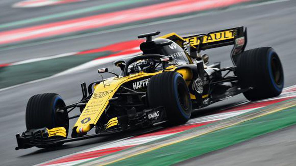 Рено най-бързи до обяд в четвъртия ден от тестовете във Формула 1