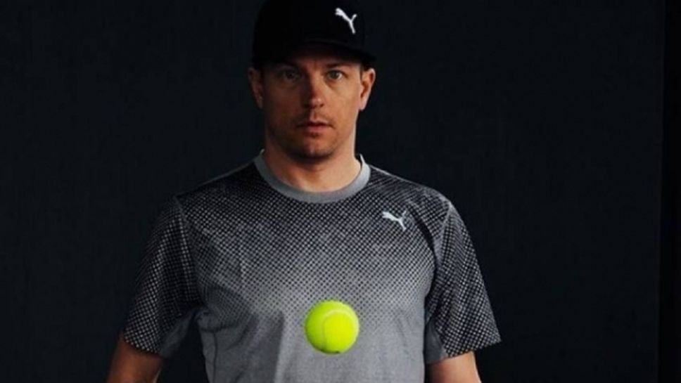 Кими Райконен предизвика Роджър Федерер на тенис