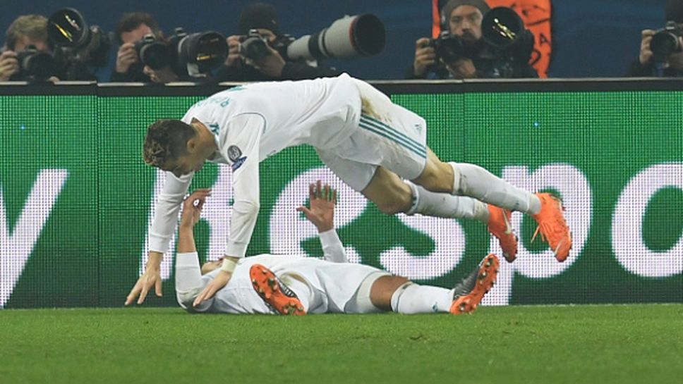 Ето как Реал Мадрид отпразнува победата в съблекалнята (видео)