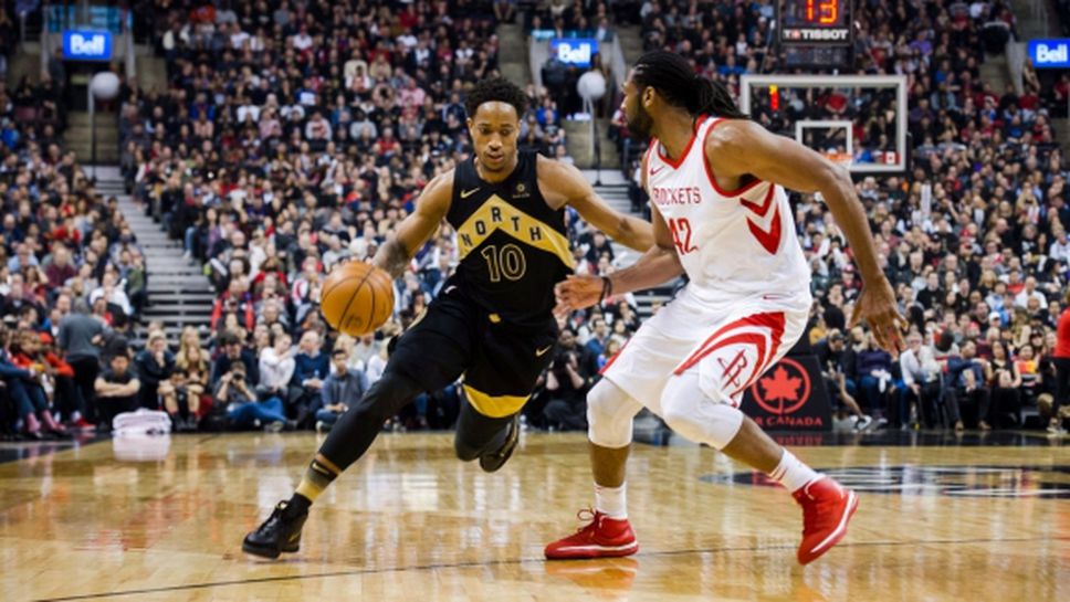 Торонто спря победната серия на Хюстън, Пеликанс загубиха без Дейвис