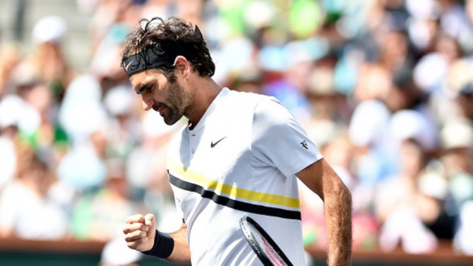Много тежък мач, но Федерер  се пребори за рекордна победа (видео)